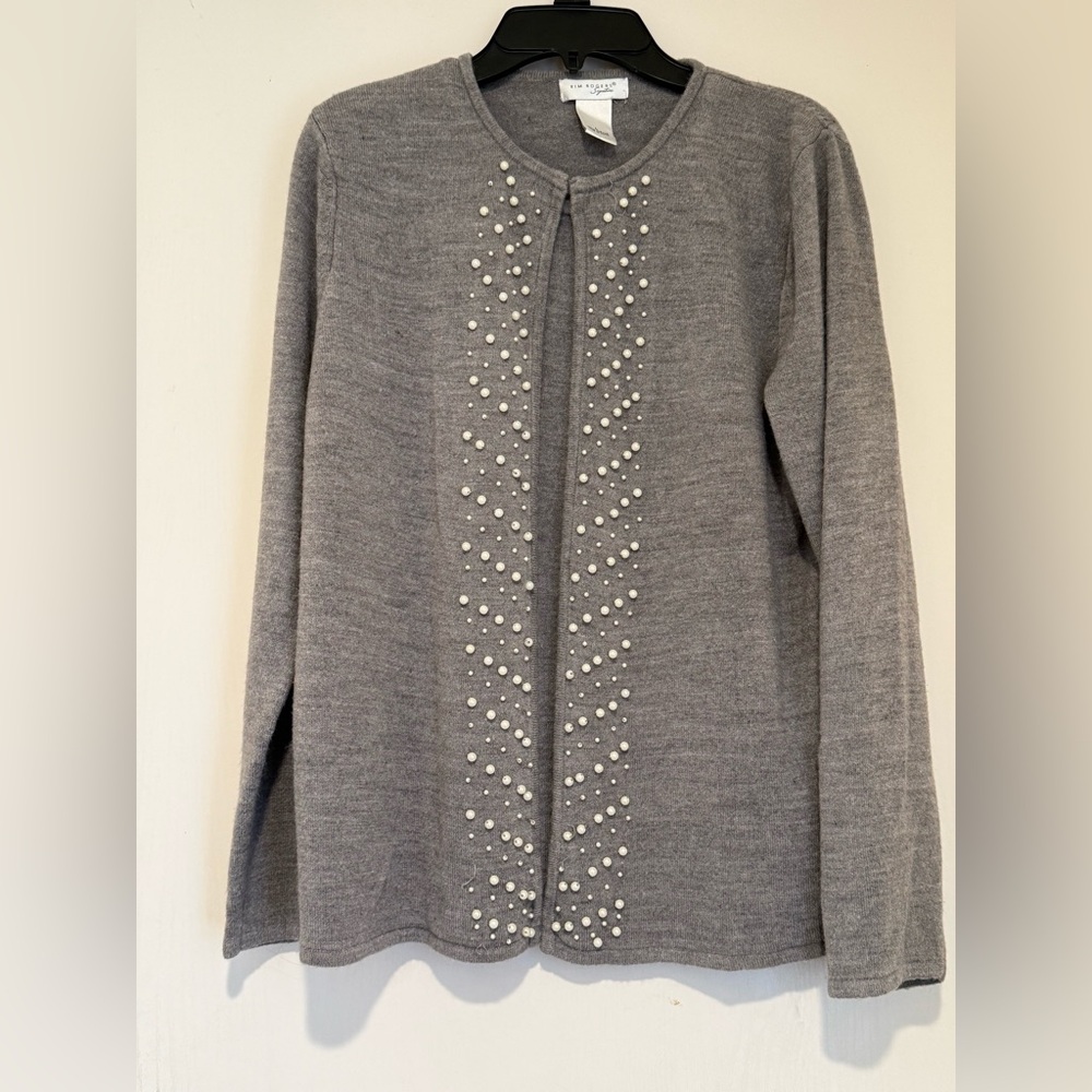 Kim Rogers Grey cardigan Sweater